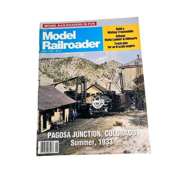 Vintage Model Railroader Magazines 1985 Lot of 8 Issues Trains - Picture 8 of 16